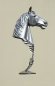 Mobile Preview: Pferde Kopf Skulptur